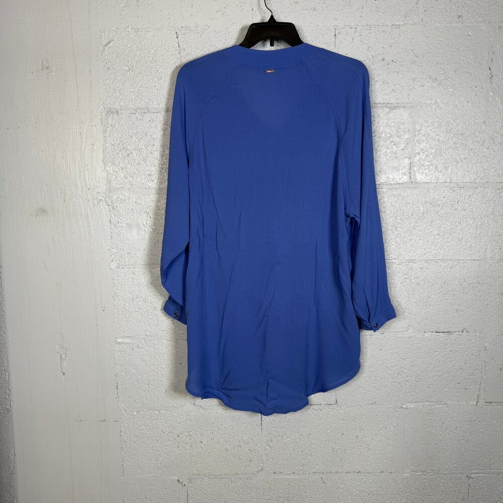 Raisins Juniors' Belize Beach Cover-up Tunic Top - Blue large - Picture 3 of 9